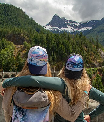 North Cascades Institute X Drawn to High Places Trucker Hat