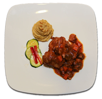 Dam Good Chicken Dinner Plate